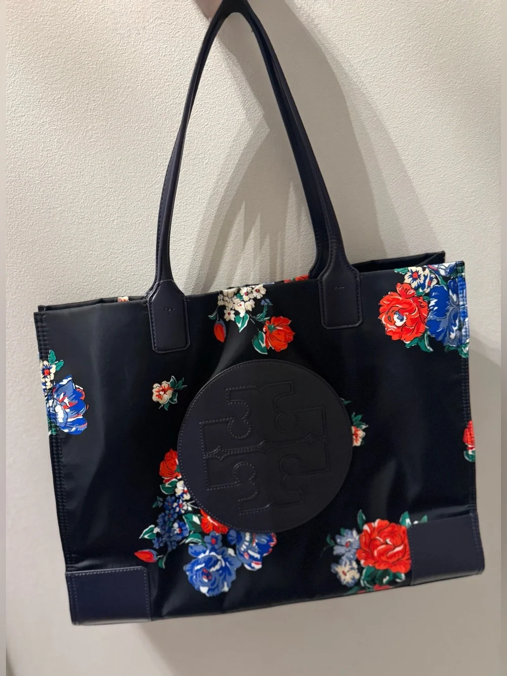 Tory Burch Floral Print  Ella Tote NWOT